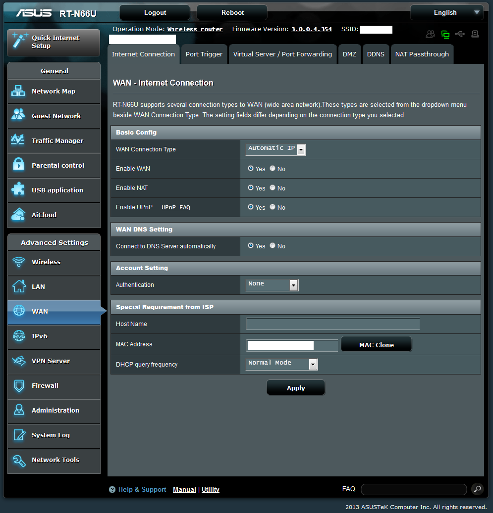 ASUS RTN66U 3.0.0.5.354 Official Firmware SNBForums